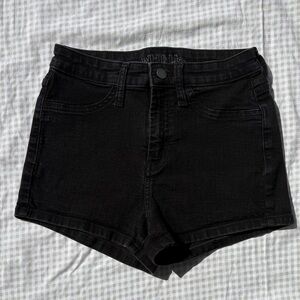 Wild Fable Dark black high-rise Jean Shorts